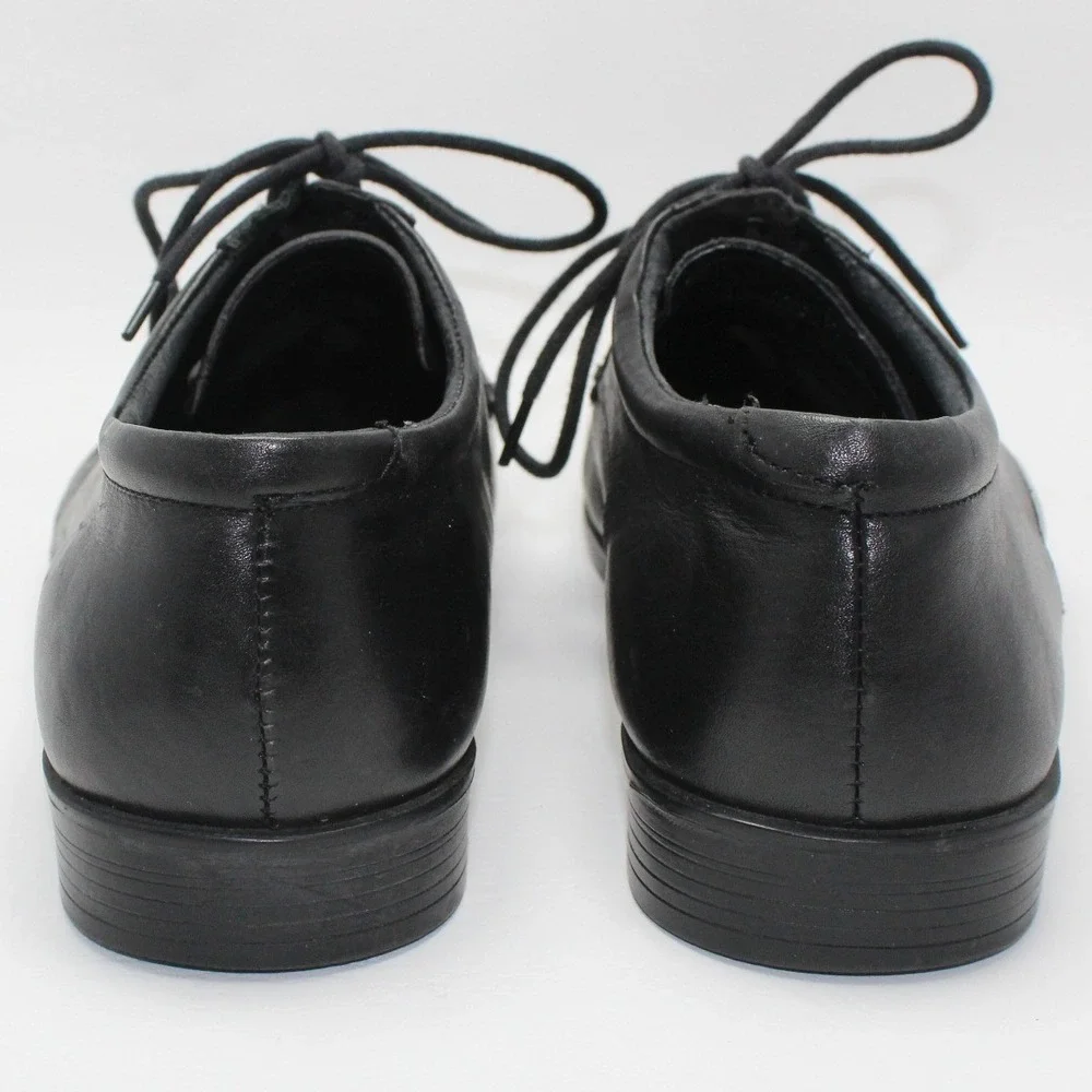 Banana Republic Black Leather Lace‎ Up Oxford Dress Shoes Mens Size 11M